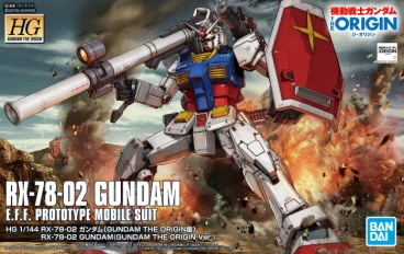 1/144 HG RX-78-02 GUNDAM (GUNDAM THE ORIGIN VER.) модель