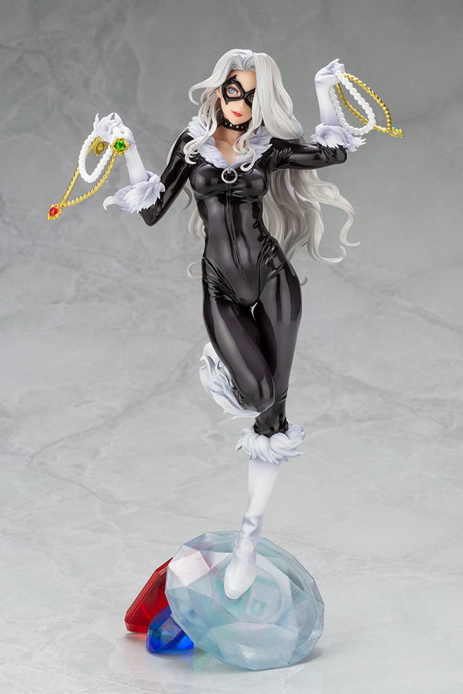 Black cat фигурка хорни. Kotobukiya фигурка Marvel Black. Фигурки Bishoujo Statue Catwoman.