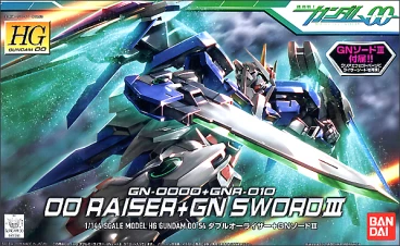 1/144 HG 00 RAISER + GN SWORD III модель
