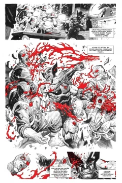 Комикс Росомаха: Черный, Белый и Кровавый (обложка для комиксшопов) изображение 1