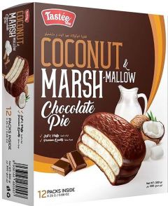 Печенье бисквитное "Marshmallow Chocolate Pie" со вкусом кокоса (12шт) продукт