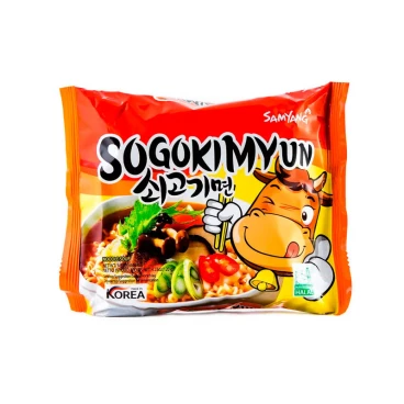 Лапша со вкусом говядины "Sogokimyun" продукт