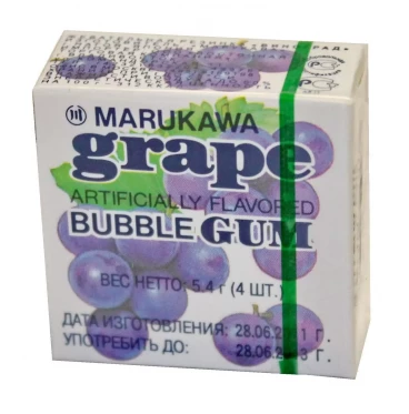 Жевательная резинка "MARUKAWA" Виноград продукт