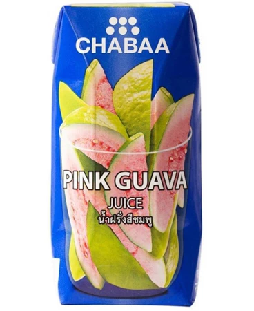 Сокосодержащий фруктовый напиток CHABAA Гуава, 0,18 л category.aziatskie-produkty-pitaniya