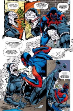 Комикс Человек-Паук 2099 против Венома 2099 серия Marvel