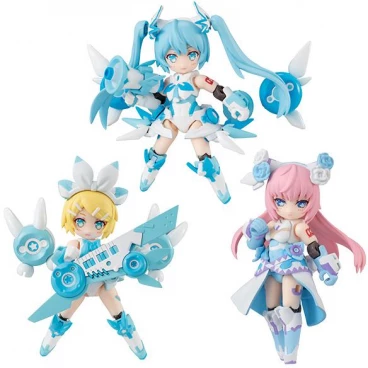 Desktop Singer Snow Miku Series: 1Box (3pcs) фигурка