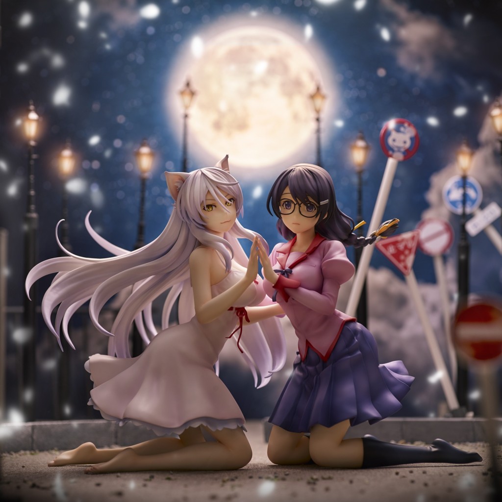 Neko Monogatari - Tsubasa Hanekawa & Black Hanekawa (2 Figure Set) - узнать  о поступлении фигурки