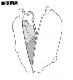 Фигурка Nendoroid More: Face Parts Case (Blue Dinosaur) изображение 1