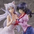Фигурка Neko Monogatari - Tsubasa Hanekawa & Black Hanekawa (2 Figure Set) изображение 5