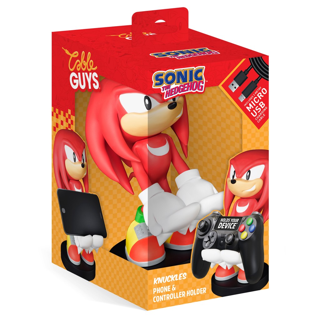 Подставка Cable Guys Sonic the Hedgehog Knuckles - узнать о поступлении  фигурки