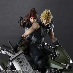 Фигурка Final Fantasy VII Remake: Play Arts Kai Jessie, Cloud & Motor Bike Set изображение 1