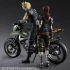 Category.action-figures Final Fantasy VII Remake: Play Arts Kai Jessie, Cloud & Motor Bike Set изображение 2