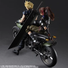 Фигурка Final Fantasy VII Remake: Play Arts Kai Jessie, Cloud & Motor Bike Set серия Play Arts Kai