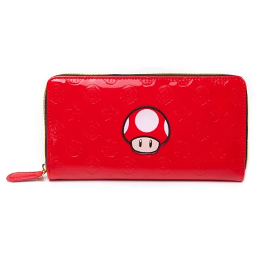 Кошелек Nintendo: Mushroom Allaround Zipper Bifold Girls category.wallets