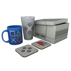 Набор подарочный PlayStation Classic 2019 Бокал + Кружка + Подставки 2шт category.gift-set