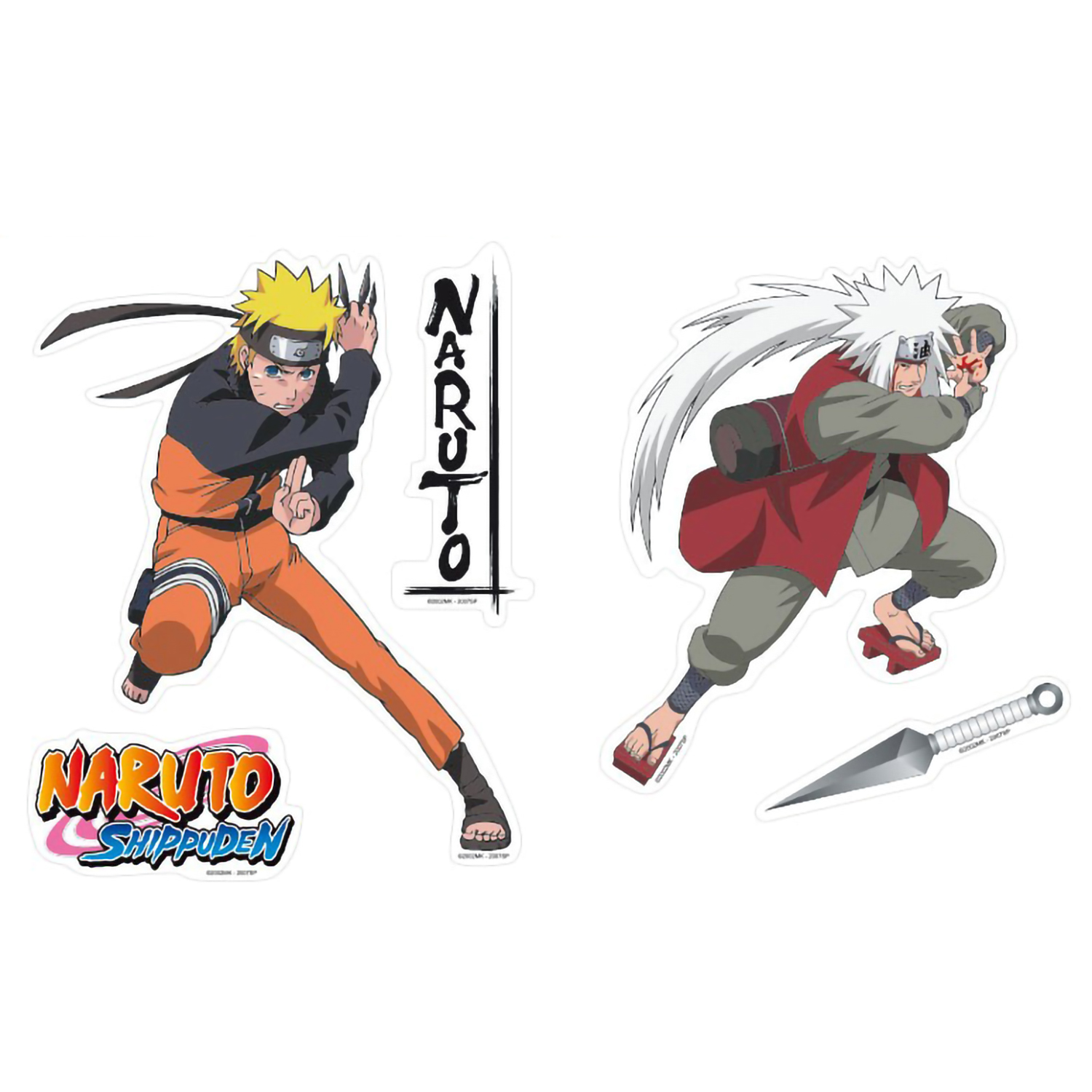 Наклейки Naruto Shippunden (персонажи Naruto/Jiraiya) - узнать о  поступлении товара