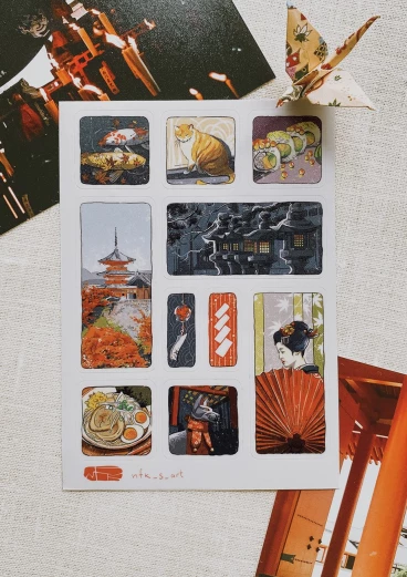 Стикерпак  «Япония. Осень» category.stickers