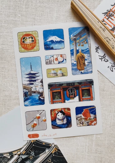 Стикерпак  «Япония. Зима» category.stickers