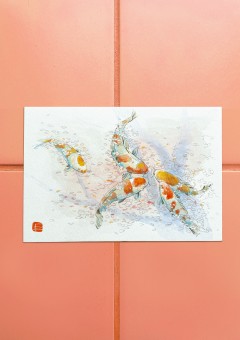 Открытка «Карпы. Весна» category.posters-postcards