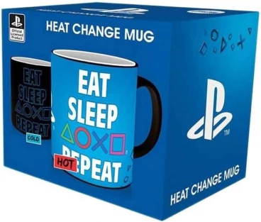 Кружка Playstation Eat, Sleep, Repeat Heat Change товар