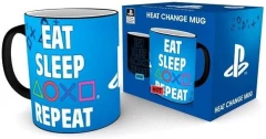 Товар Кружка Playstation Eat, Sleep, Repeat Heat Change изображение 1