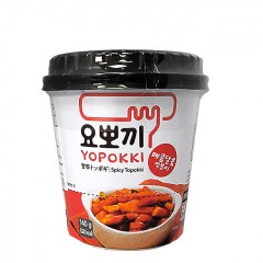 Рисовые палочки Топокки в чашке сладко-острые продукт