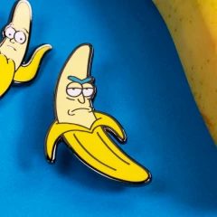 Товар Значок Pin Kings Рик и Морти 1.3 Банан (набор из 2 шт.) изображение 1