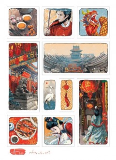 Стикерпак «Фантазии о Китае. Красный» category.stickers