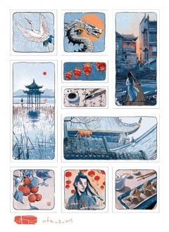 Стикерпак «Фантазии о Китае. Синий» category.stickers
