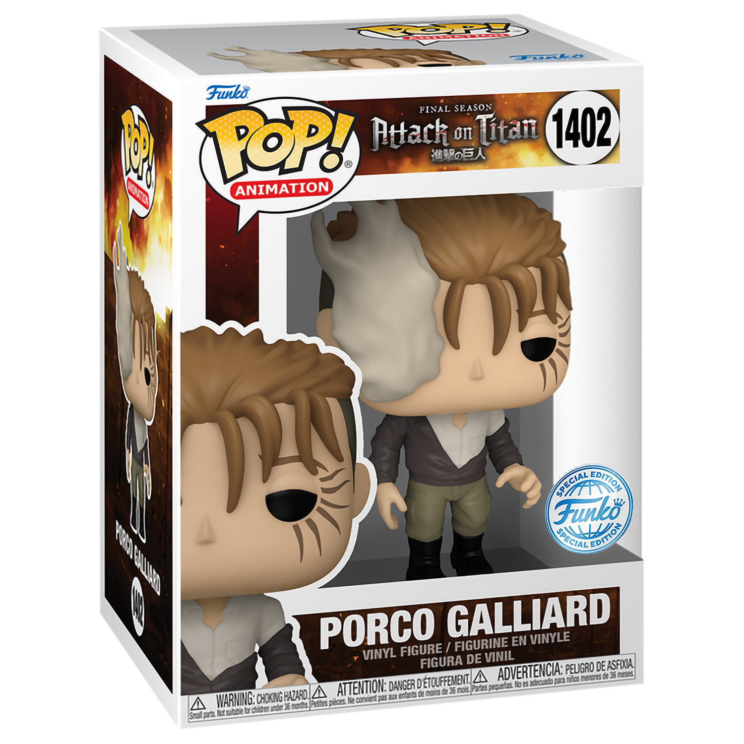 Funko POP! Animation Attack on Titan S4 Porco Galliard - купить фигурку по  цене 2399 р.