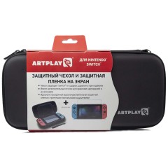 Чехол и защитная пленка Artplays для Nintendo Switch черный category.games-accessories