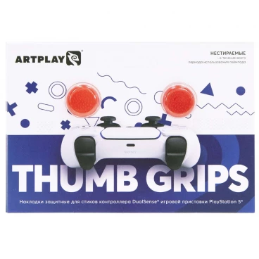 Накладки Artplays Thumb Grips для DualSense PS5 (2 шт) красные category.games-accessories