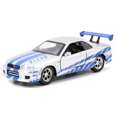Модель Машинки Форсаж 1:32 FF  2002 Nissan Skyline GTR R34 97184 фигурка