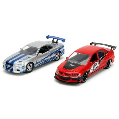 Набор машинок Форсаж Legacy Series Mitsubishi Lancer Evolution IX/Nissan 1:32 фигурка