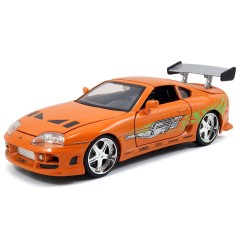 Модель Машинки Форсаж 1:24 FF 1995 Toyota Supra-Orange 97168 фигурка