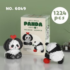 Конструктор "Panda" Две Панды с сердечком и яблочком (1224 детали) category.constructor-kits