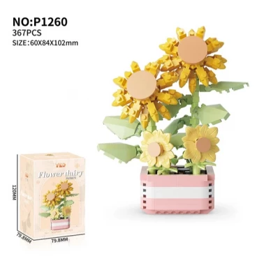 Конструктор "Flower Dairy" P1260 (367 деталей) category.constructor-kits