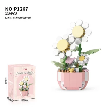 Конструктор "Flower Dairy" P1267 (339 деталей) category.constructor-kits