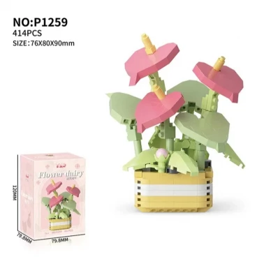 Конструктор "Flower Dairy" P1259 (414 деталей) category.constructor-kits