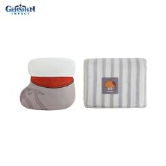 Набор подушка, плед Genshin Impact Тарталья Cozy Winter Gathering category.plush-toys