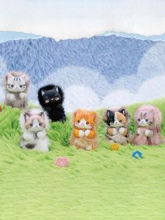 Фигурка коллекционная ZHIWAN Bobocat - Golden Fruit Hug Cat, в ассортименте category.random-figures