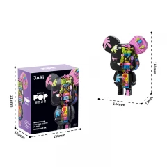 Category.constructor-kits Bearbrick: Cyberblack производитель Jaki