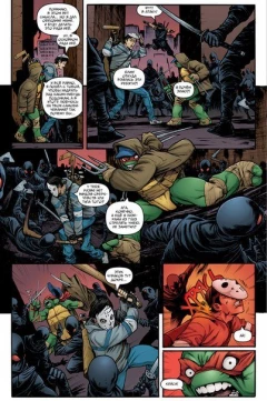 Комикс Подростки мутанты ниндзя черепашки: Падший город. источник Teenage Mutant Ninja Turtles
