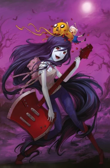 Время приключений Марселин и Королевы Крика №6 Обложка В комикс